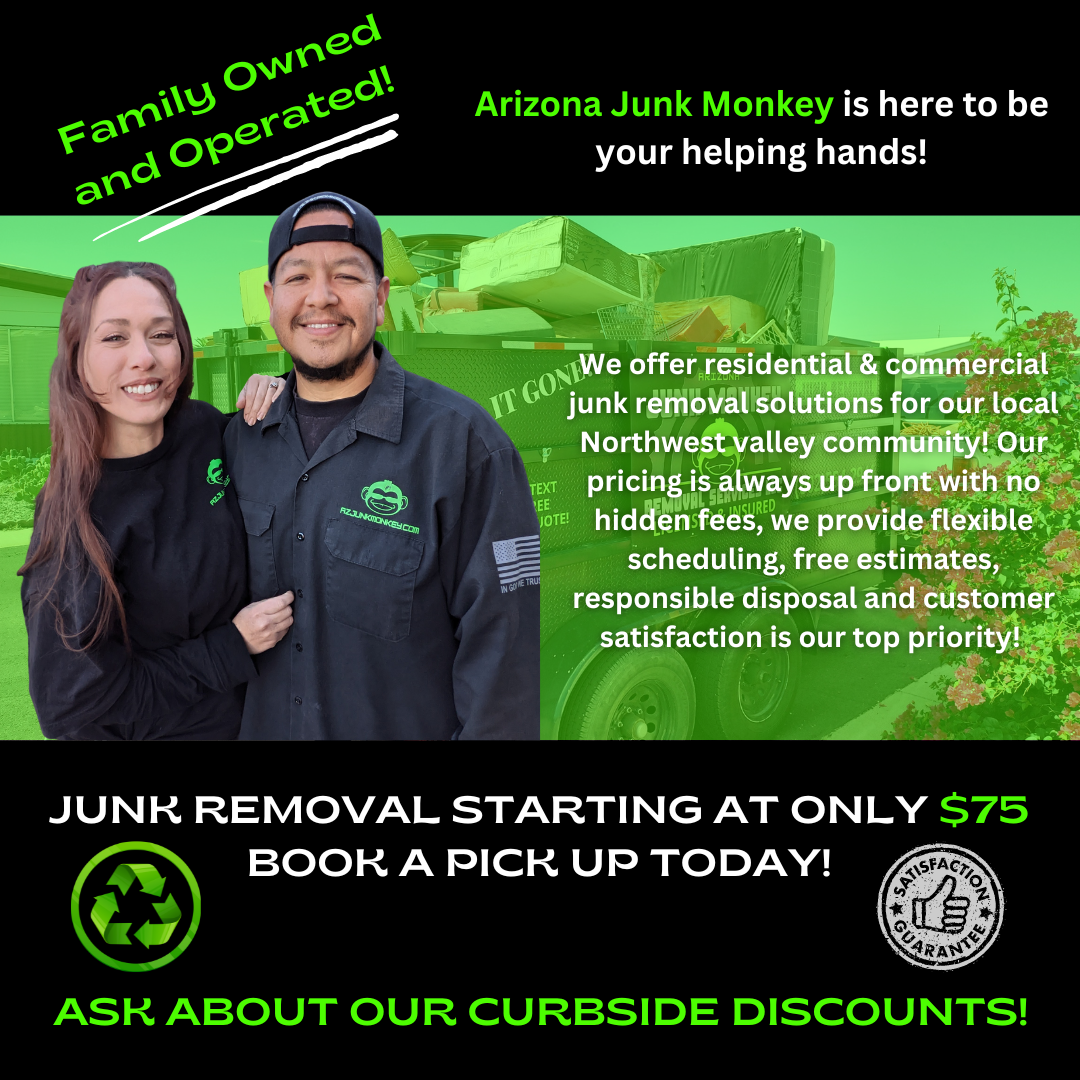 Junk Removal Wittmann AZ Arizona Junk Monkey