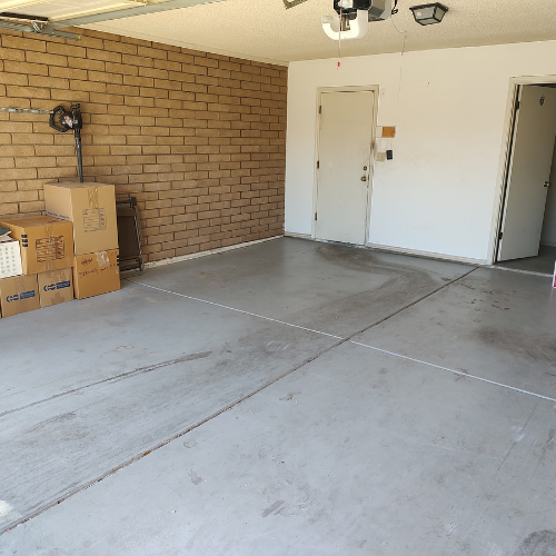 clean garage