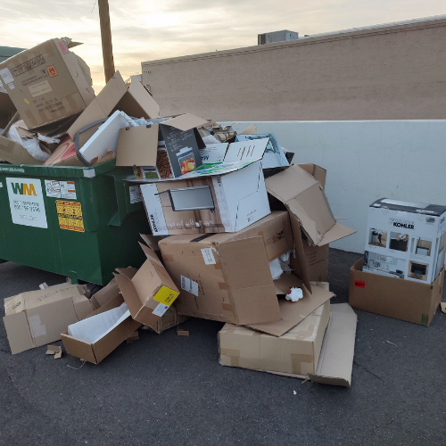 dumpster rental sun city west AZ trash hauling bulk pick up service