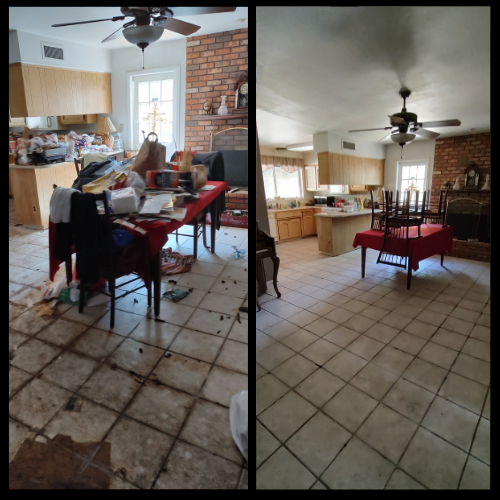 HOARDER CLEAN OUT EL MIRAGE AZ DINING ROOM