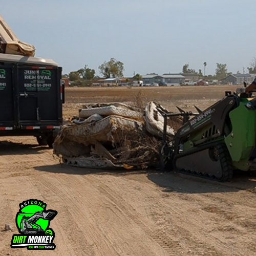 Land clearing skid steer